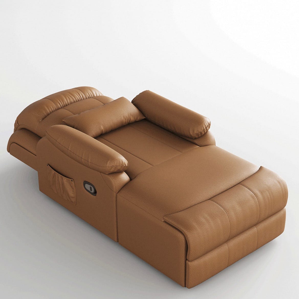 Home Atelier Powered Electric Sleeper Chair Bed Hanson Genuine Leather Electric Recliner Lounge Sofa Bed (Copy)