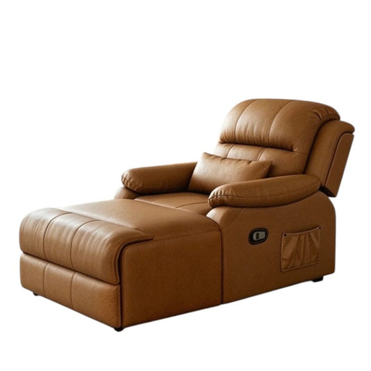 Home Atelier Powered Electric Sleeper Chair Bed Hanson Genuine Leather Electric Recliner Lounge Sofa Bed (Copy)