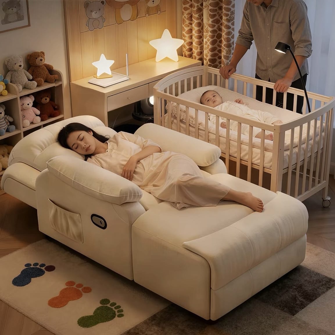 Home Atelier Powered Electric Sleeper Chair Bed Hanson Scratch Resistant Electric Sofa Bed (Copy)