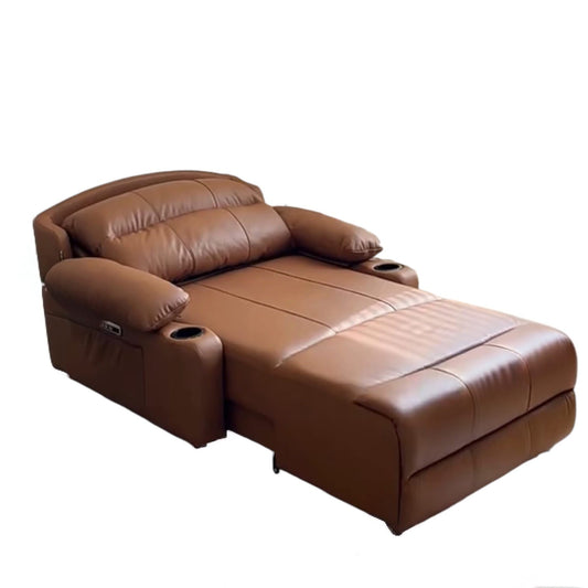 Home Atelier Powered Electric Sleeper Chair Bed Isabella Genuine Leather Electric Recliner Lounge Sofa Bed (Copy 2)
