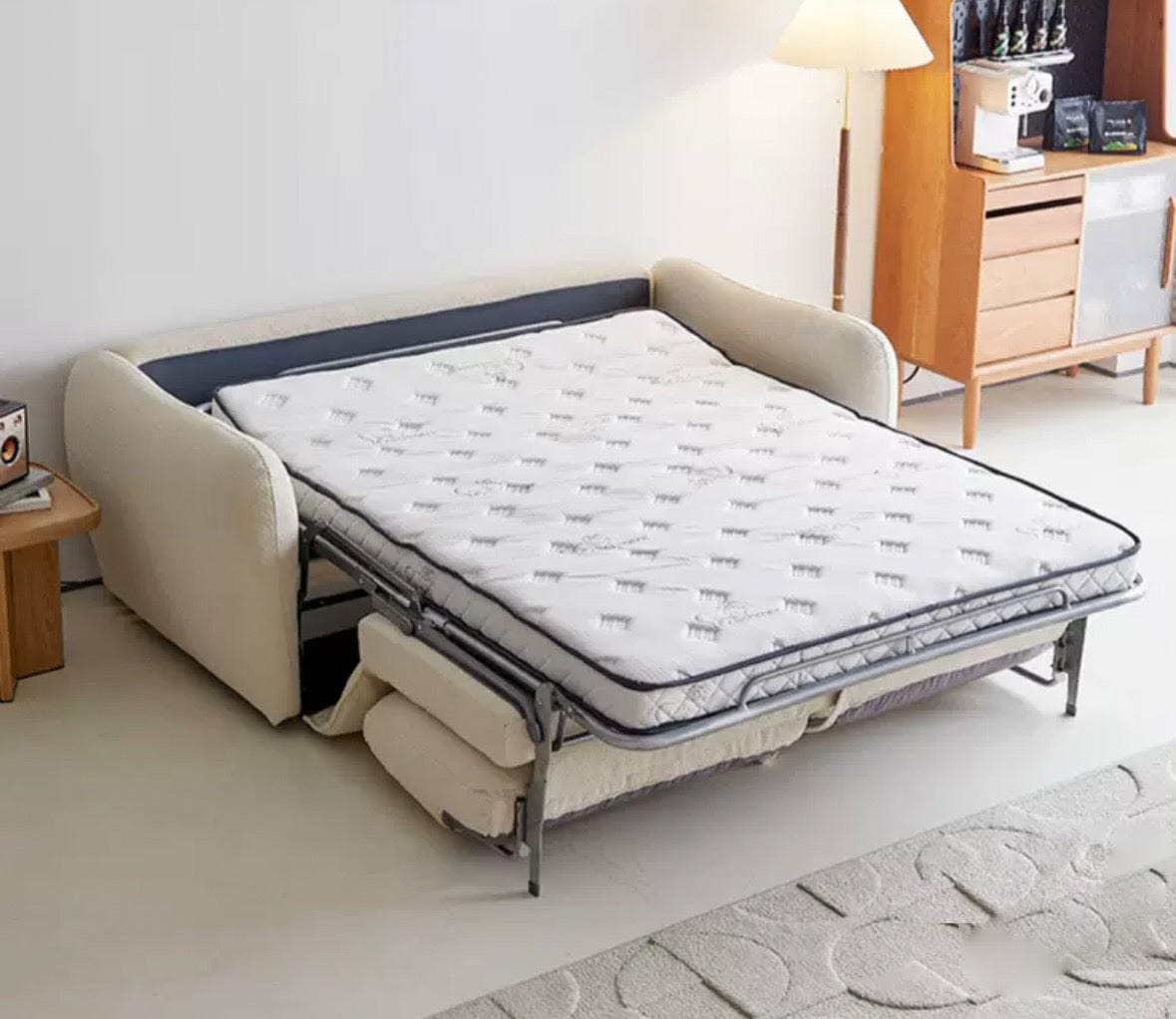 Presley Foldable Boucle Sofa Bed Home