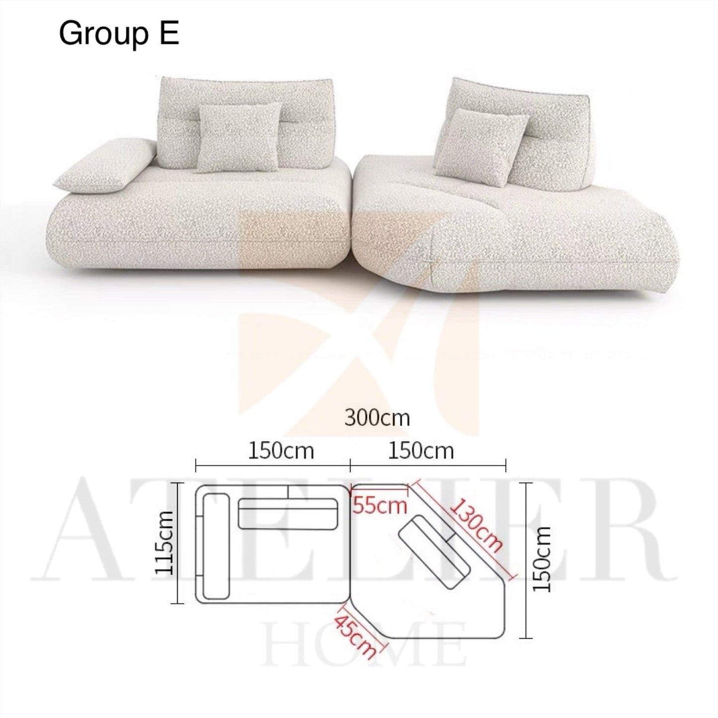 Home Atelier Preston Electric Slidable Backrest Sofa
