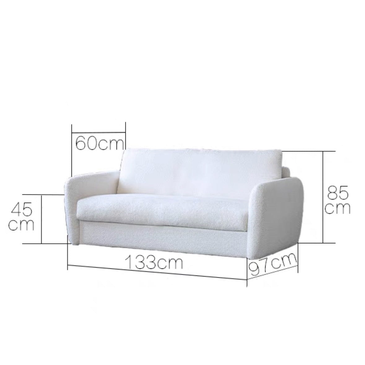 Home Atelier Queenston Foldable Sofa Bed with Mattress