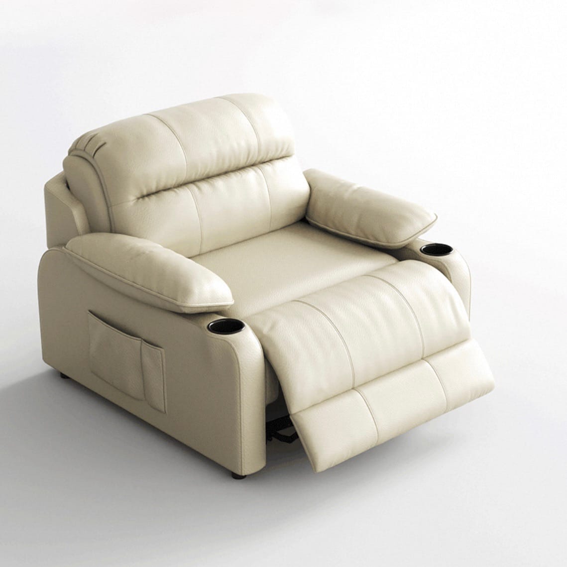 Home Atelier Radisson Genuine Leather Electric Recliner Lounge Sofa Bed(Copy)