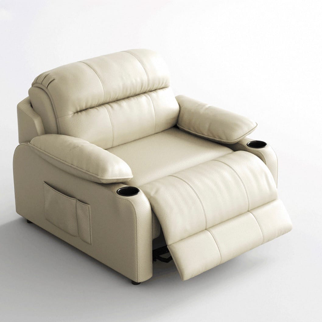 Home Atelier Radisson Genuine Leather Electric Recliner Lounge Sofa Bed(Copy)