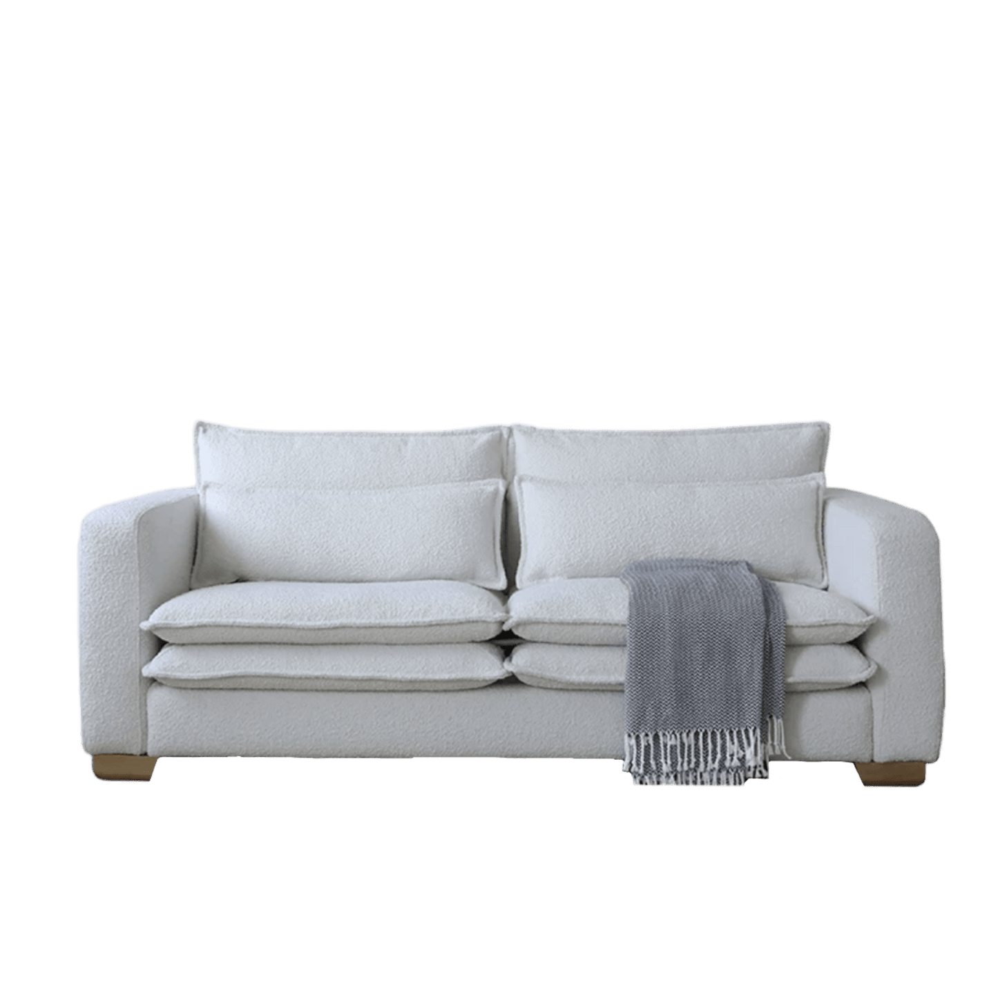 Home Atelier Rae Boucle Foldable Sofa Bed