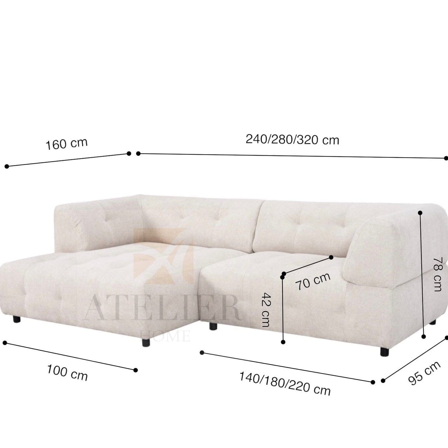 Home Atelier Raffael Sectional Sofa