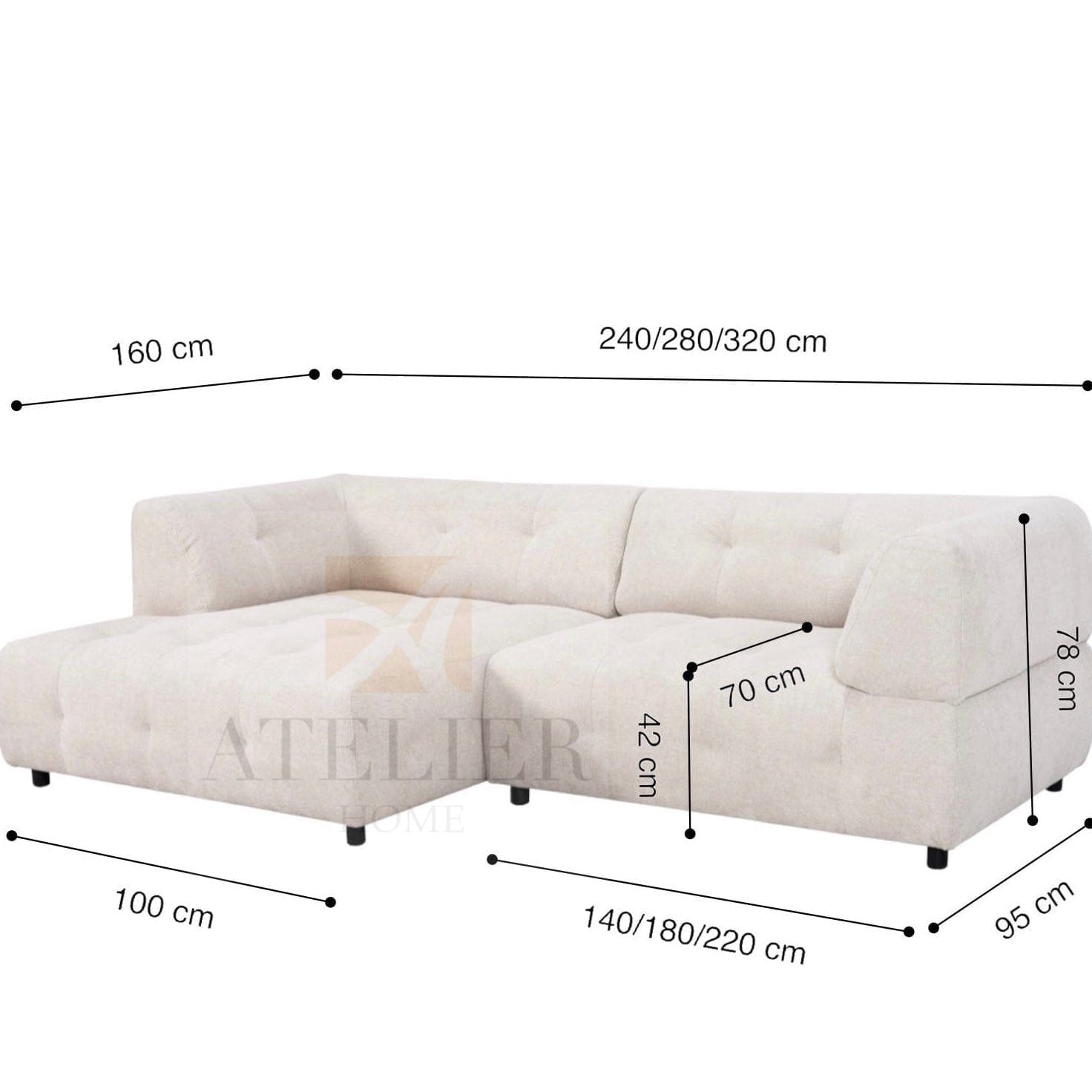 Home Atelier Raffael Sectional Sofa