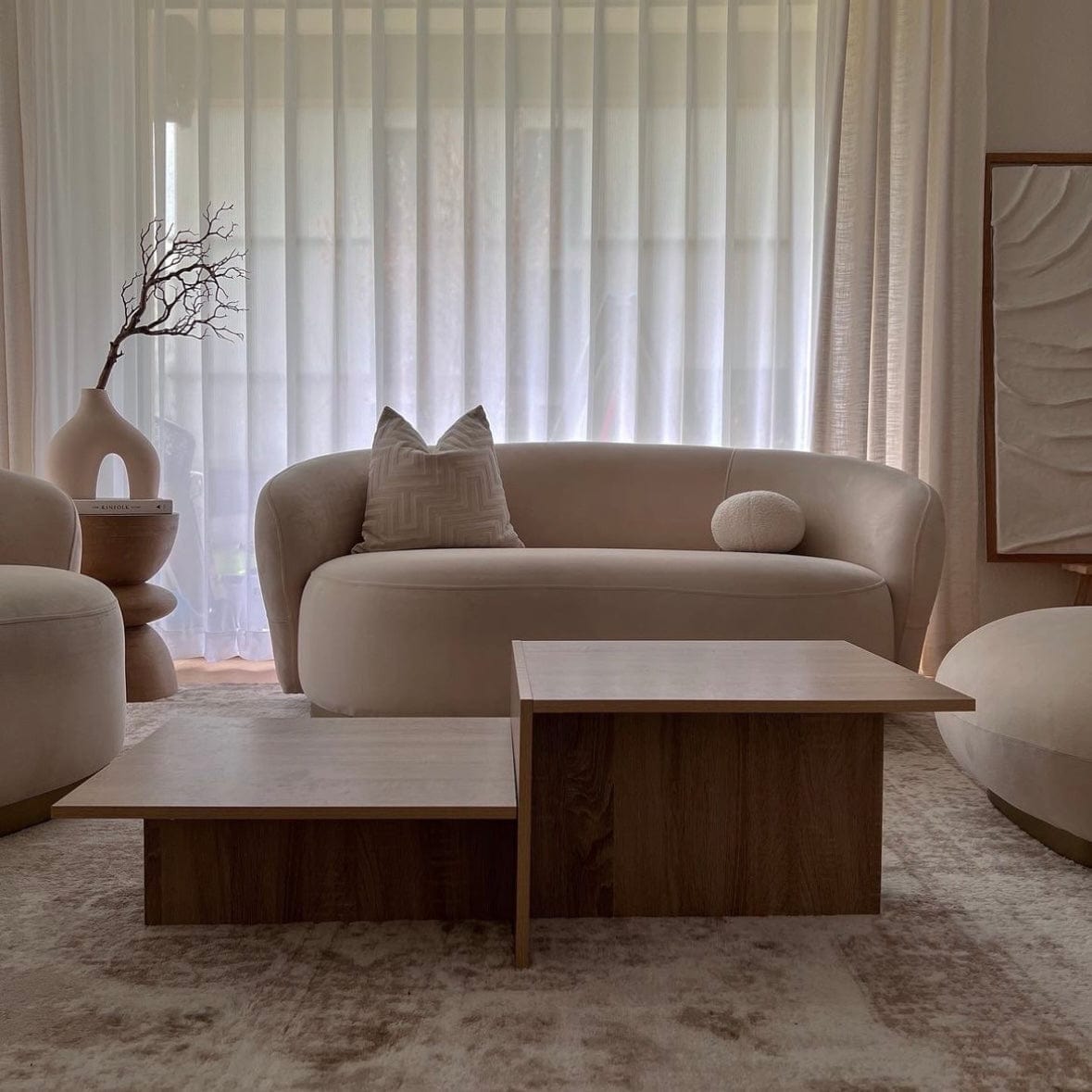 Home Atelier Raul Boucle Curve Sofa