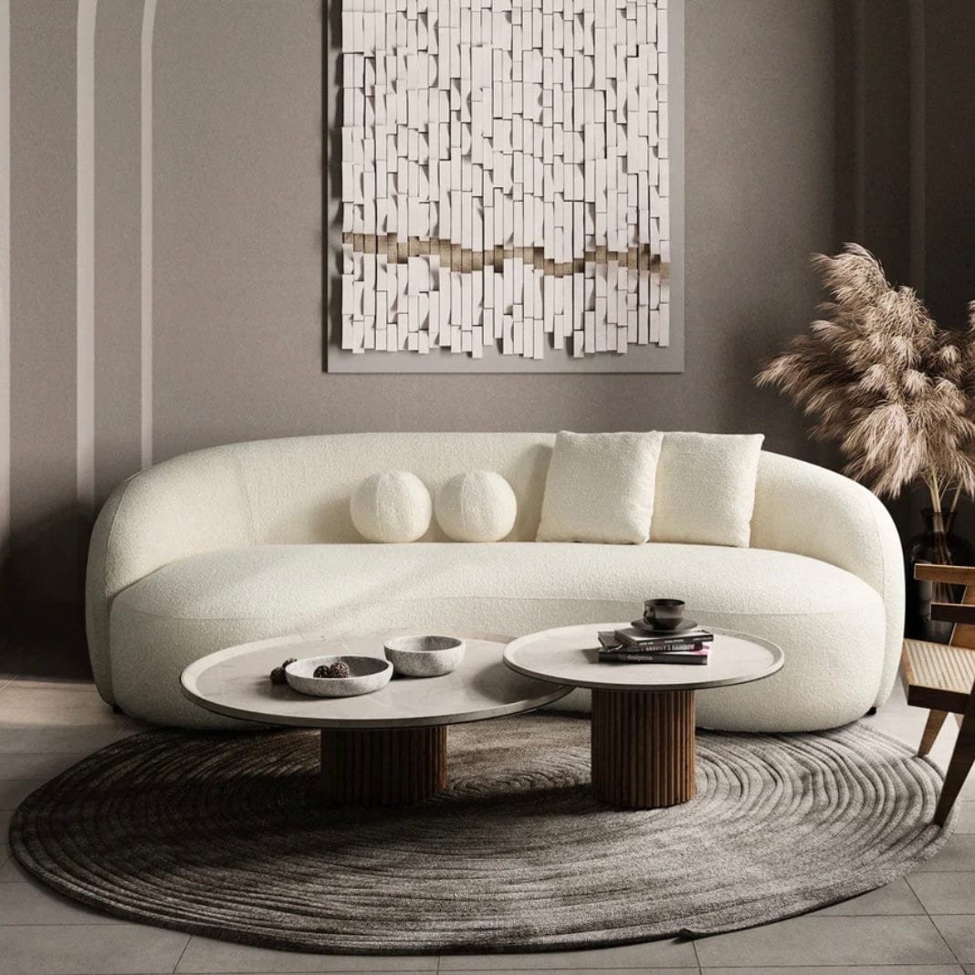 Home Atelier Raul Boucle Curve Sofa