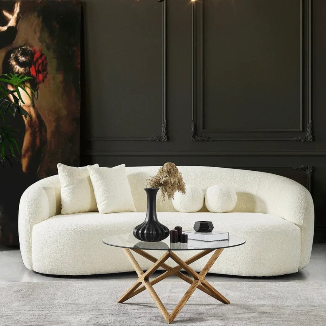 Home Atelier Raul Boucle Curve Sofa