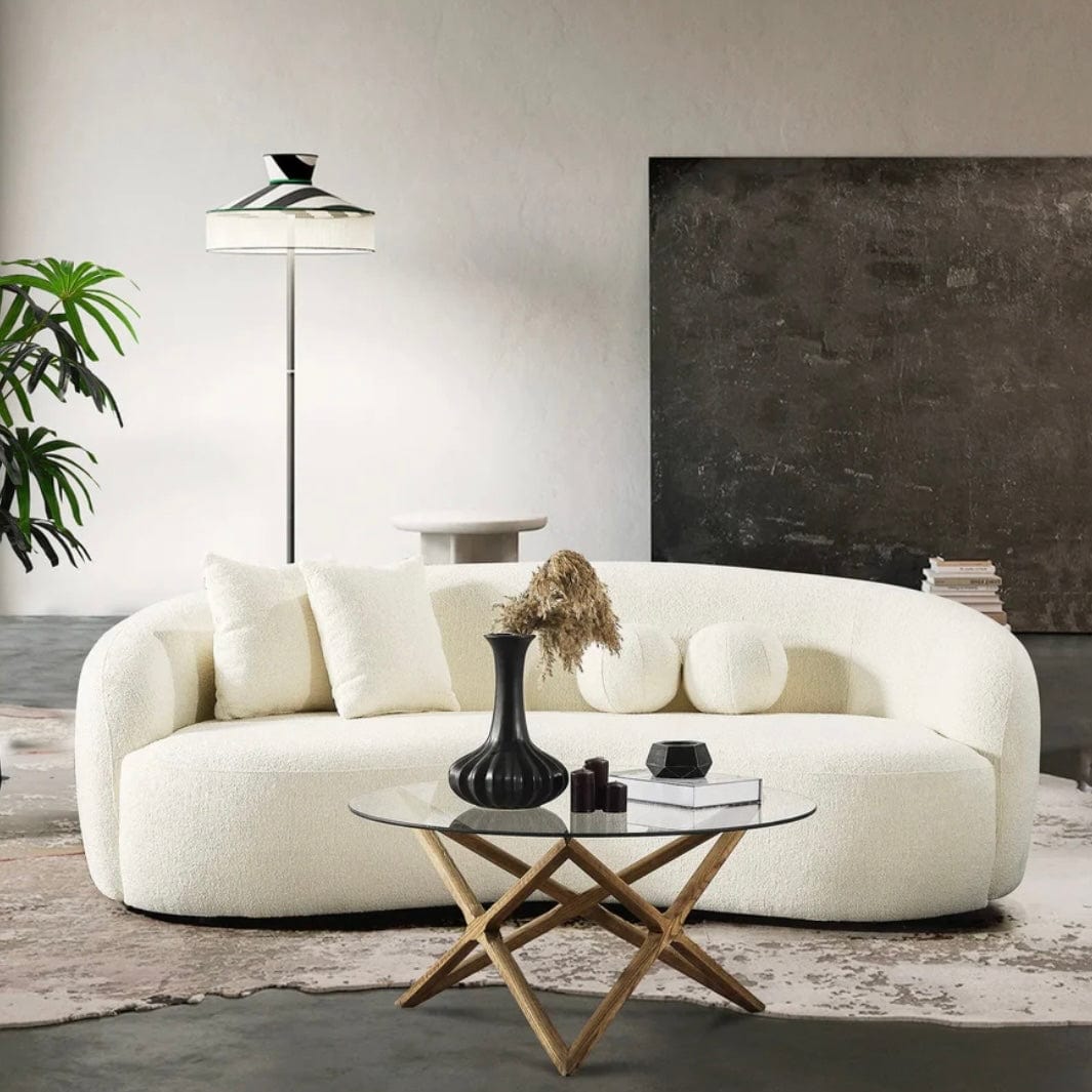 Home Atelier Raul Boucle Curve Sofa