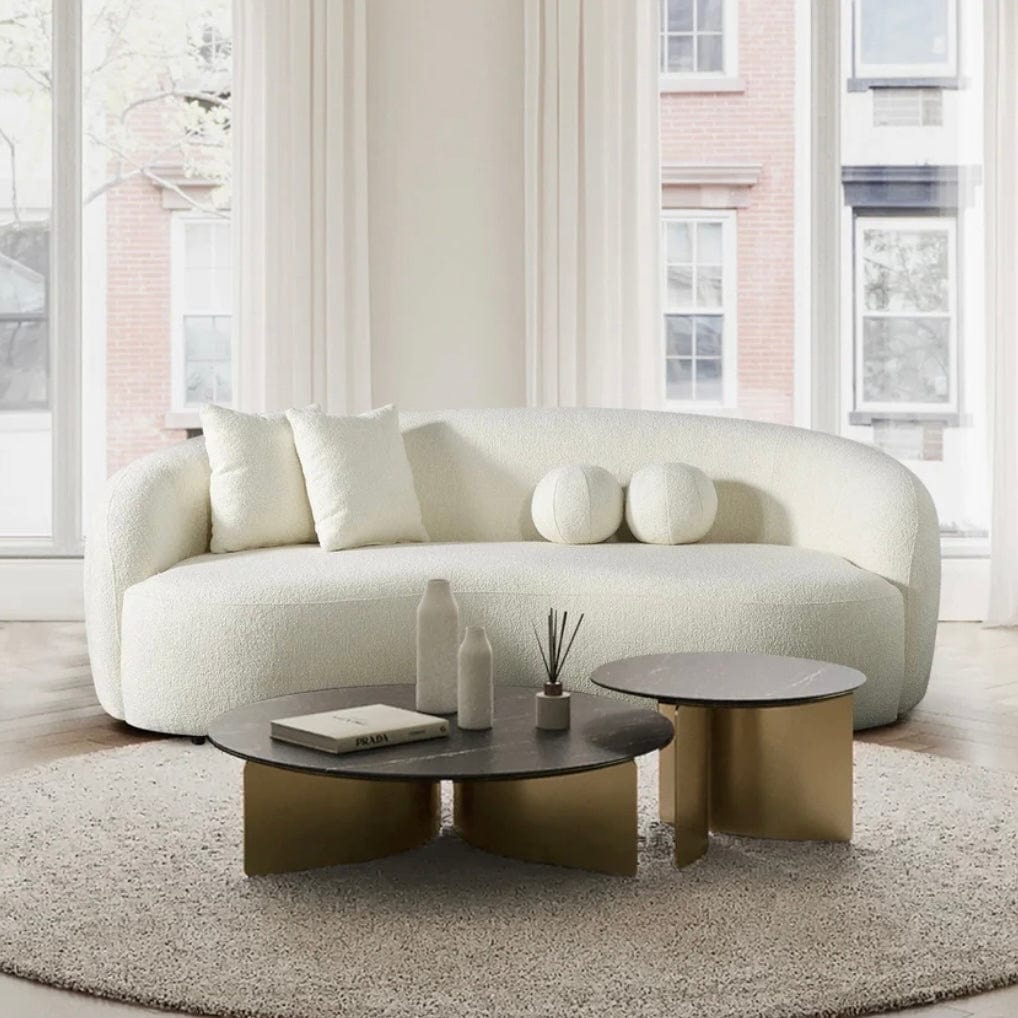 Home Atelier Raul Boucle Curve Sofa