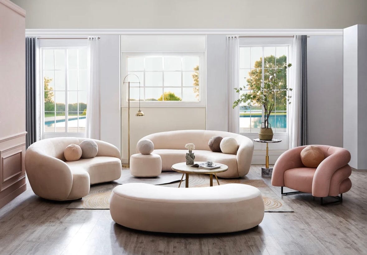 Home Atelier Raul Boucle Curve Sofa