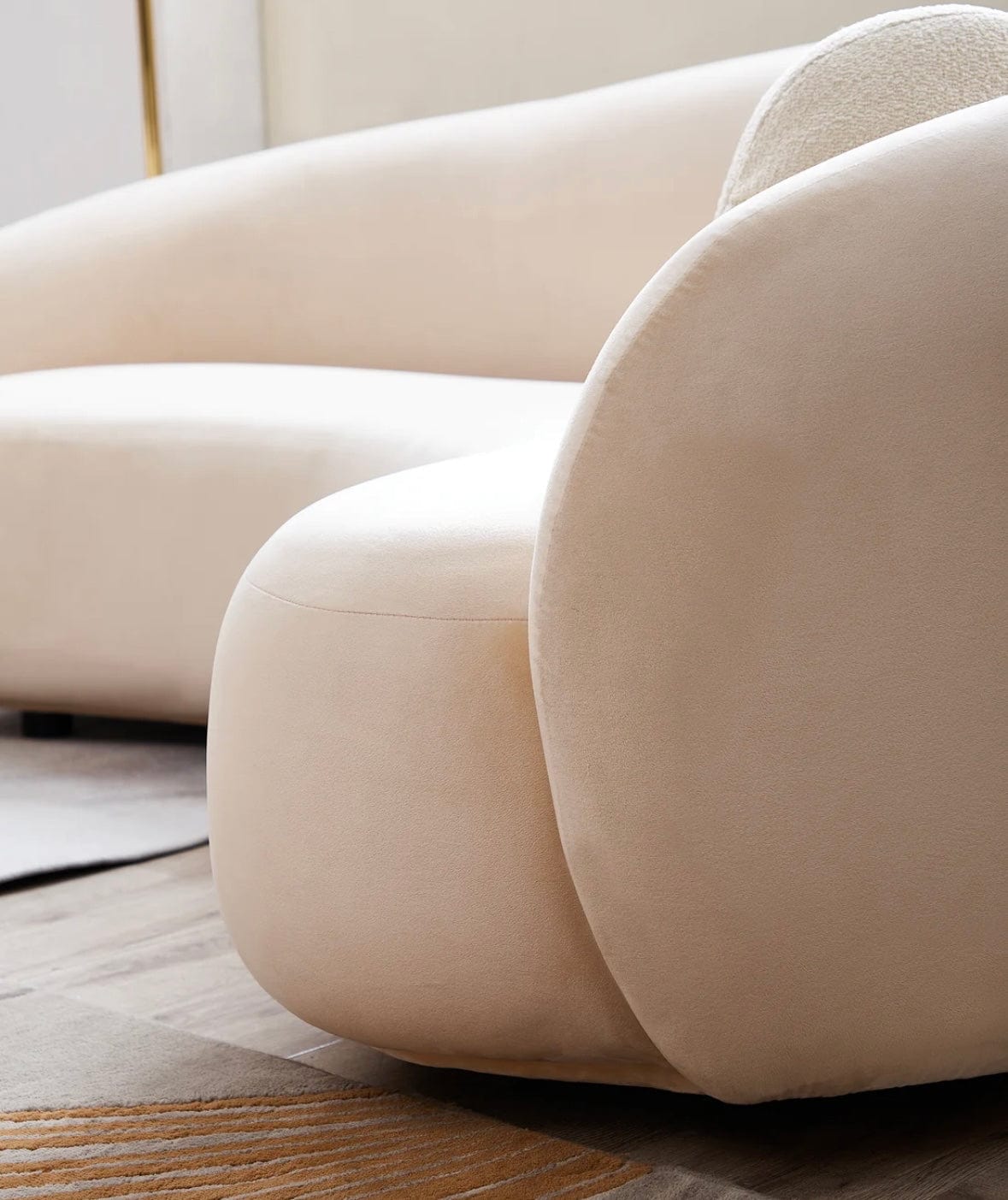 Home Atelier Raul Boucle Curve Sofa