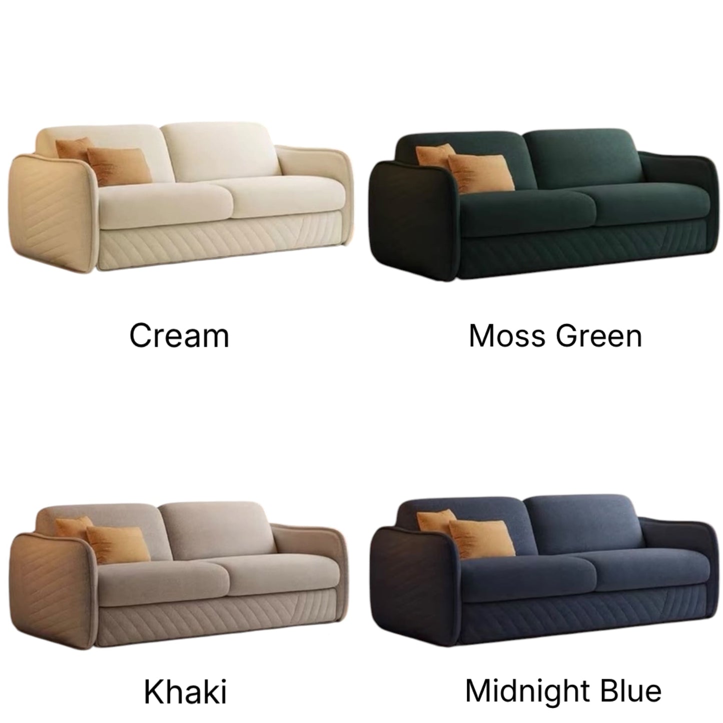 Home Atelier Raymond Foldable Sofa Bed with Mattress (Copy 3)