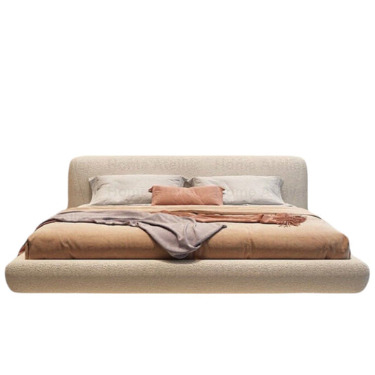 Home Atelier Remi Boucle Floating Bed Frame