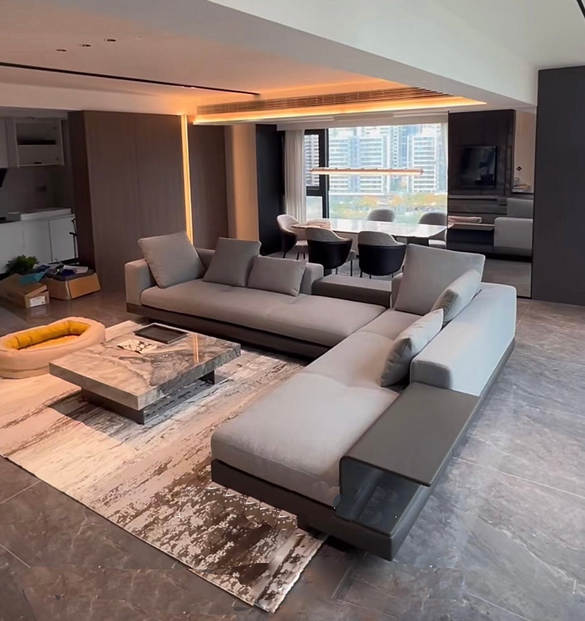 Home Atelier Request for Quote Borisa Sectional Designer Sofa