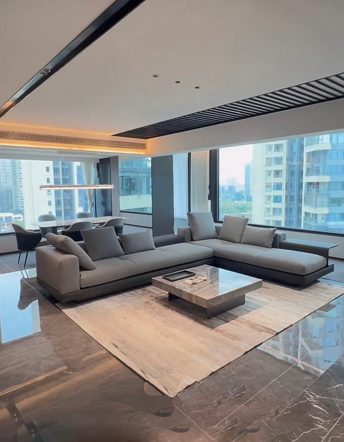 Home Atelier Request for Quote Borisa Sectional Designer Sofa