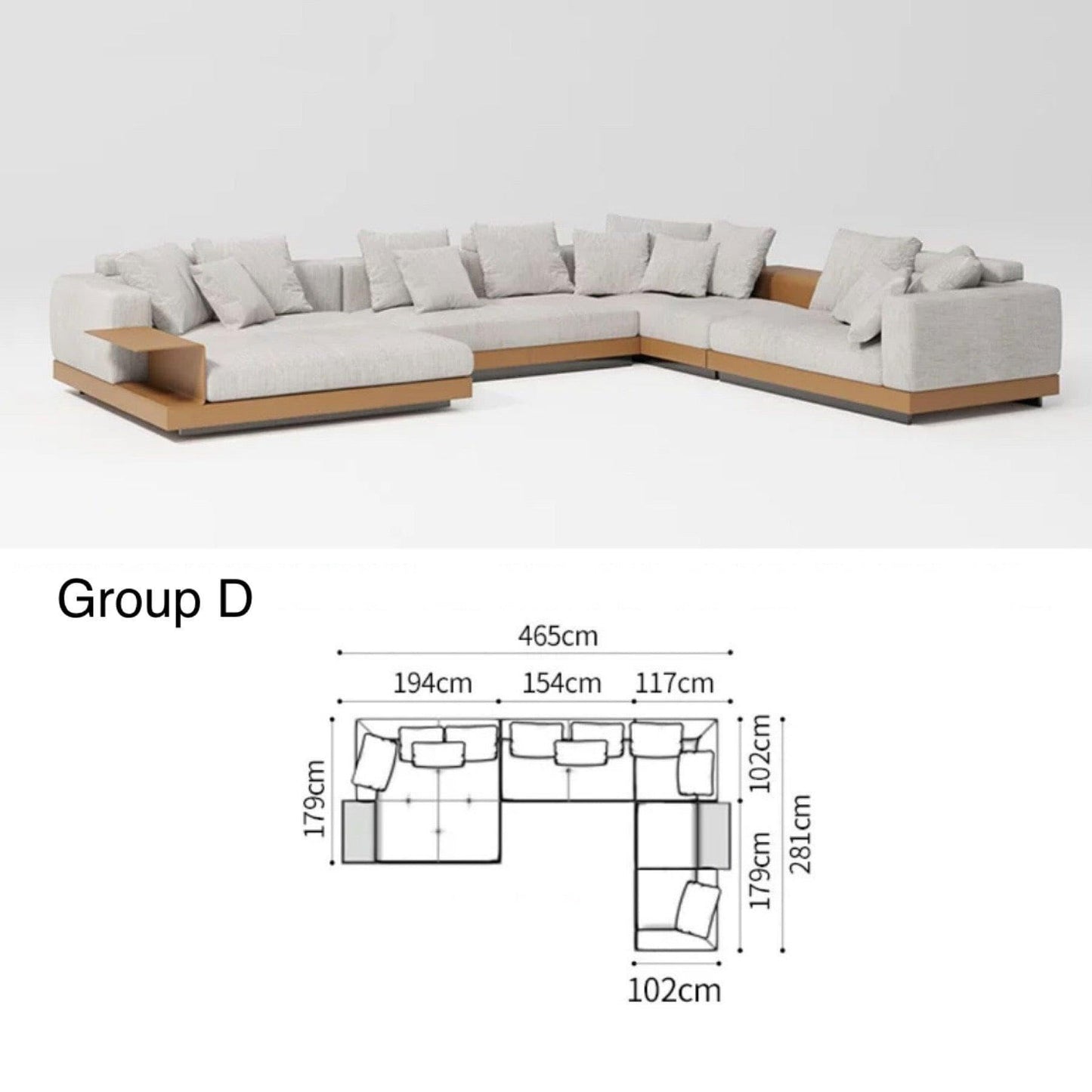 Home Atelier Request for Quote Borisa Sectional Designer Sofa