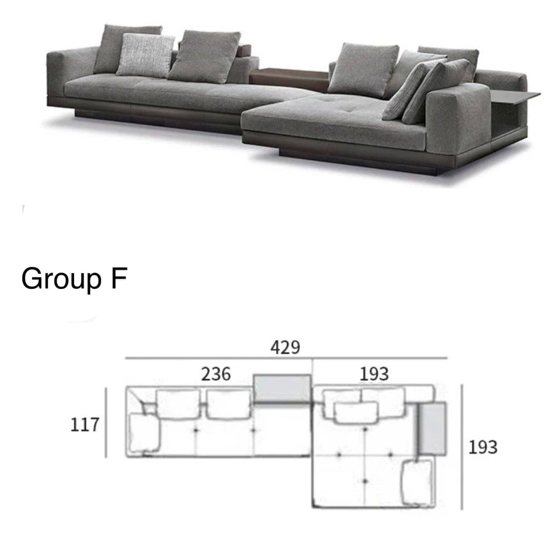 Home Atelier Request for Quote Borisa Sectional Designer Sofa