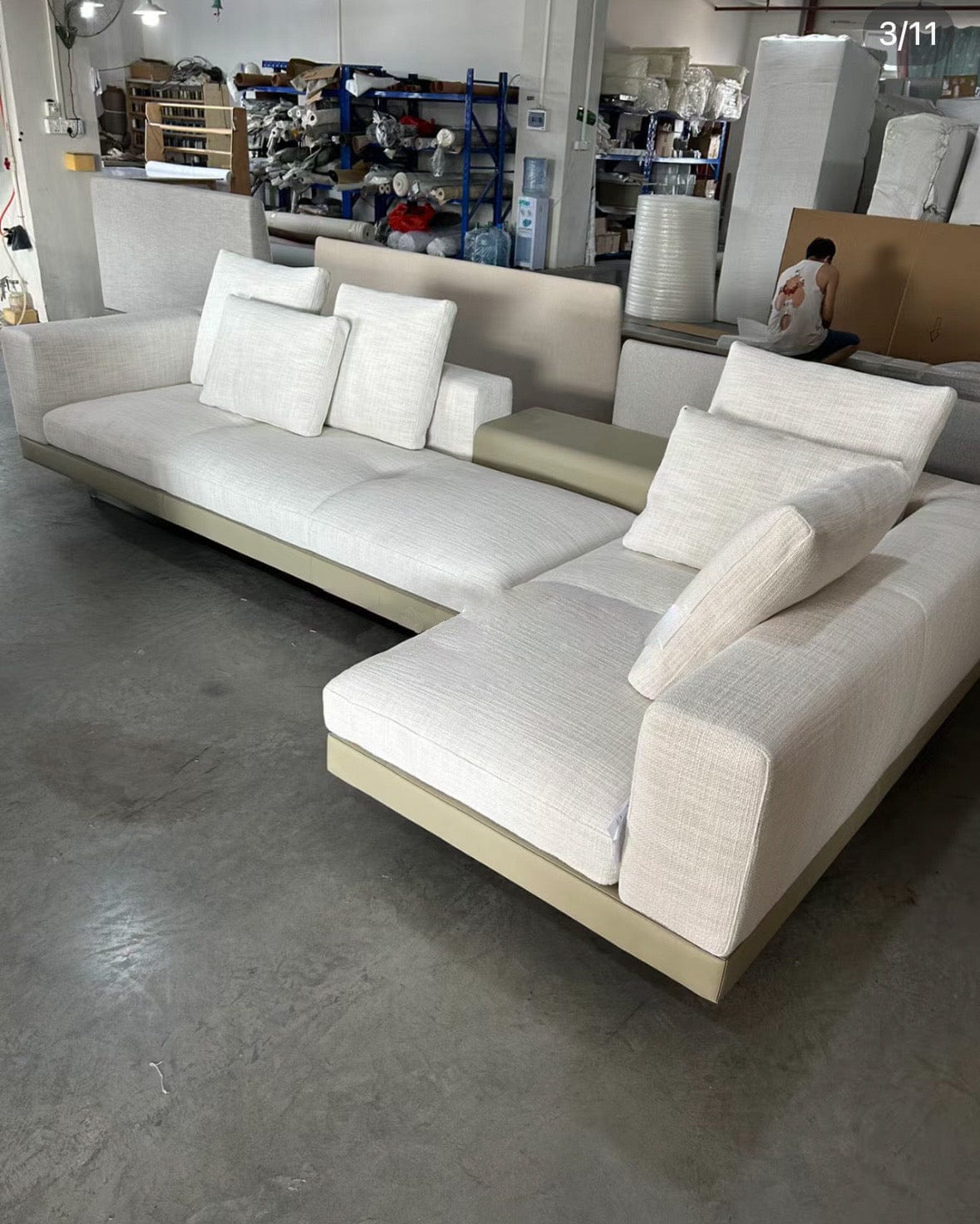 Home Atelier Request for Quote Borisa Sectional Designer Sofa