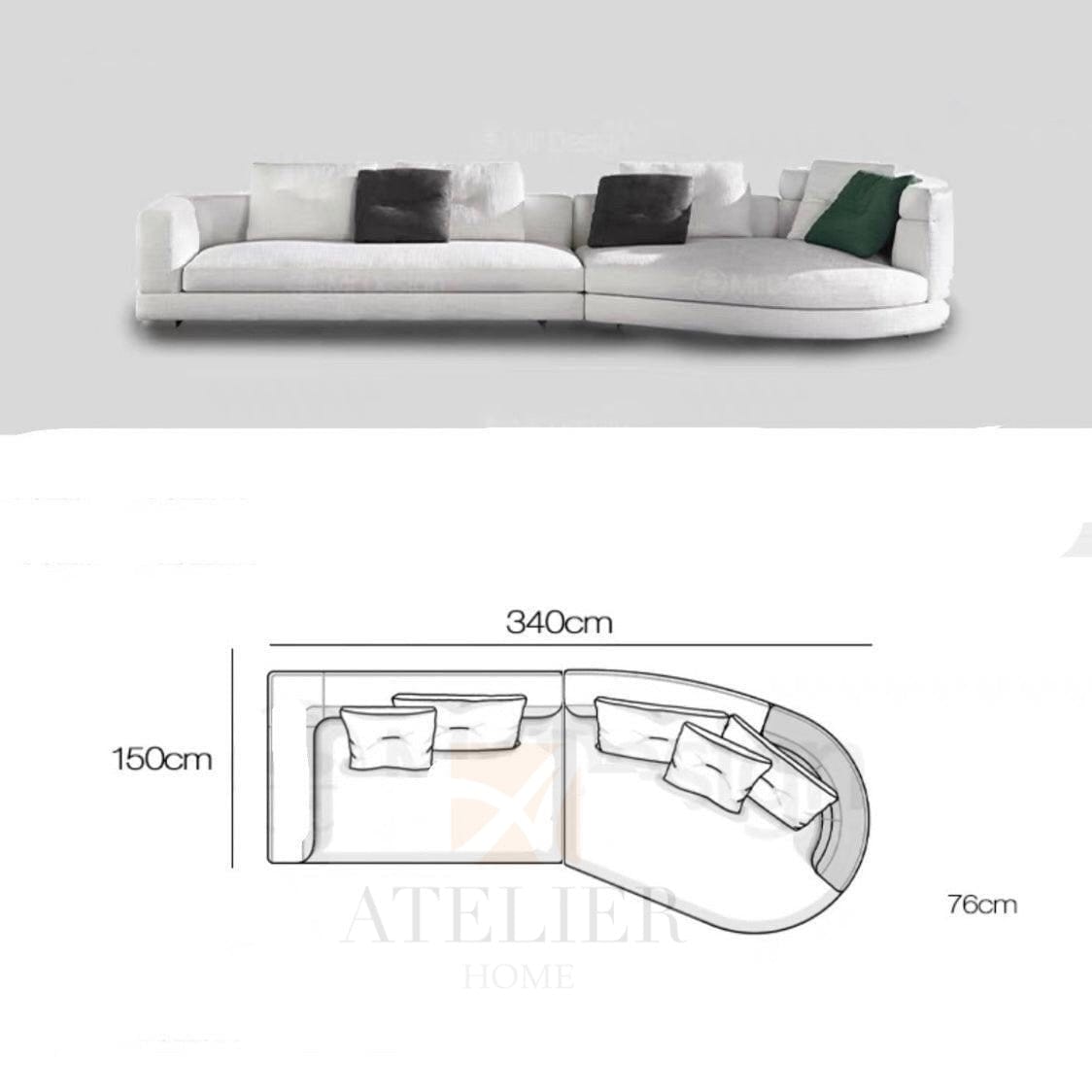 Home Atelier Request for Quote Kyle Designer Sofa