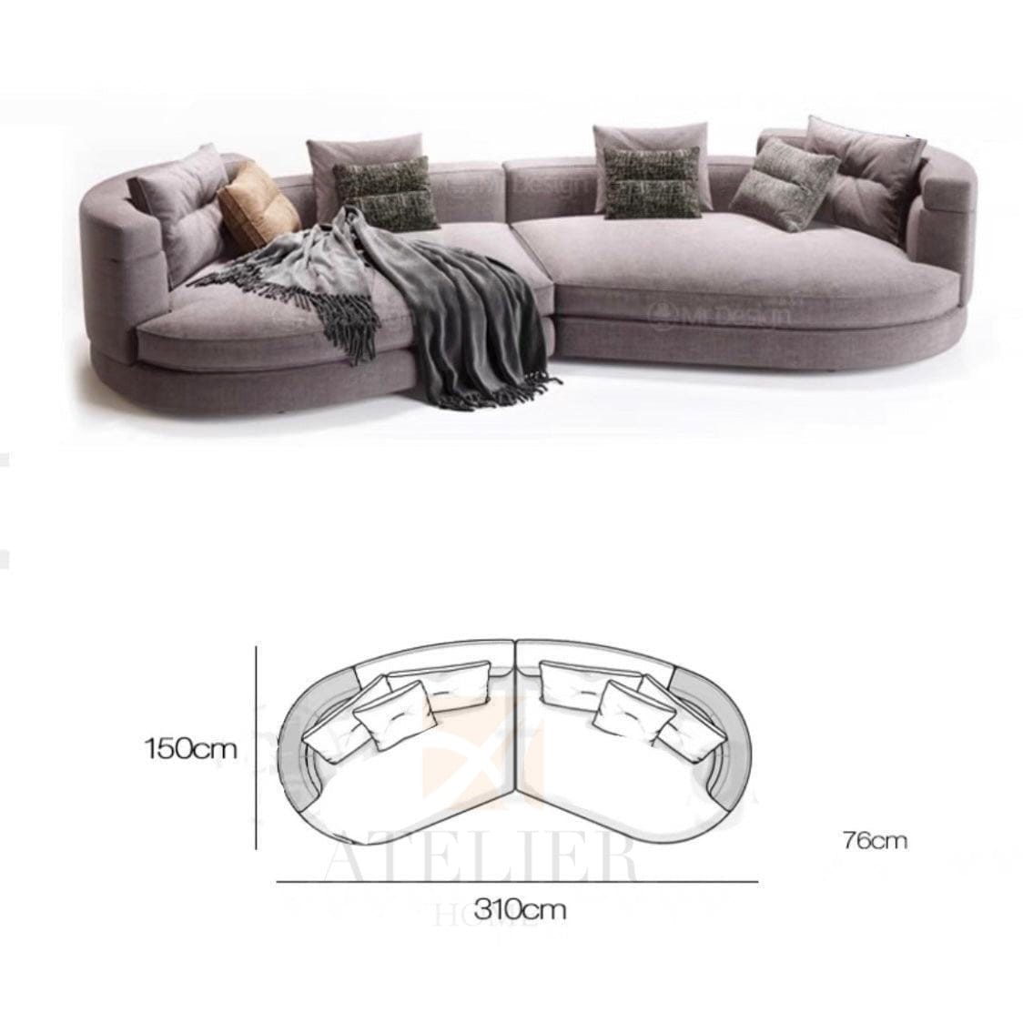 Home Atelier Request for Quote Kyle Designer Sofa