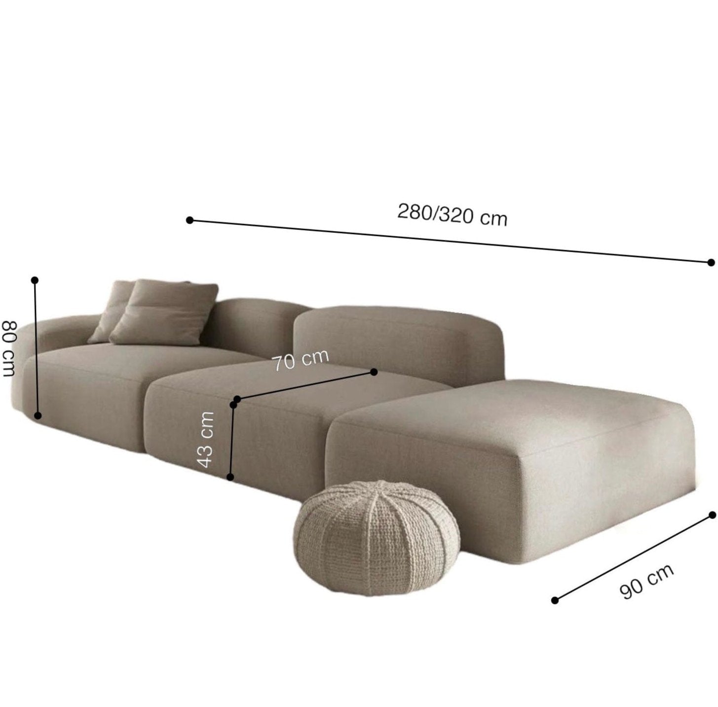 Home Atelier Request for Quote Lervis Sectional Designer Sofa