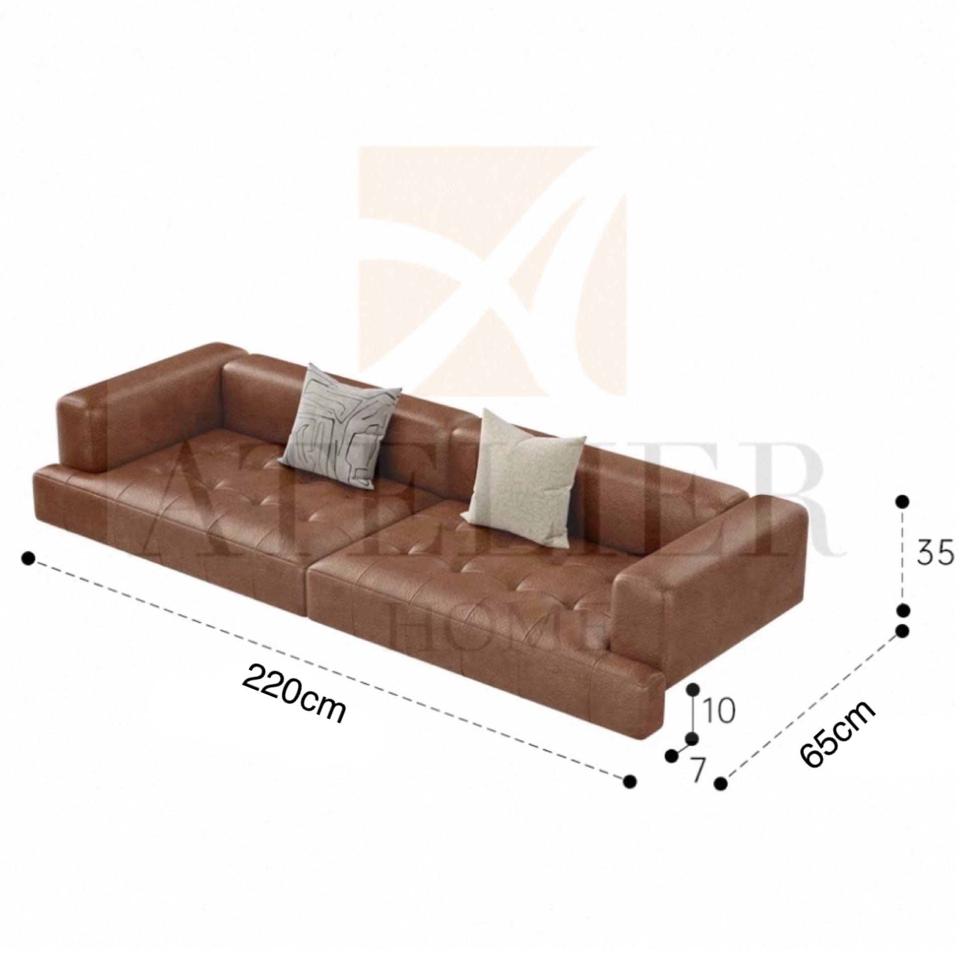 Home Atelier Rican Scratch Resistant Customise Bay Window Sofa