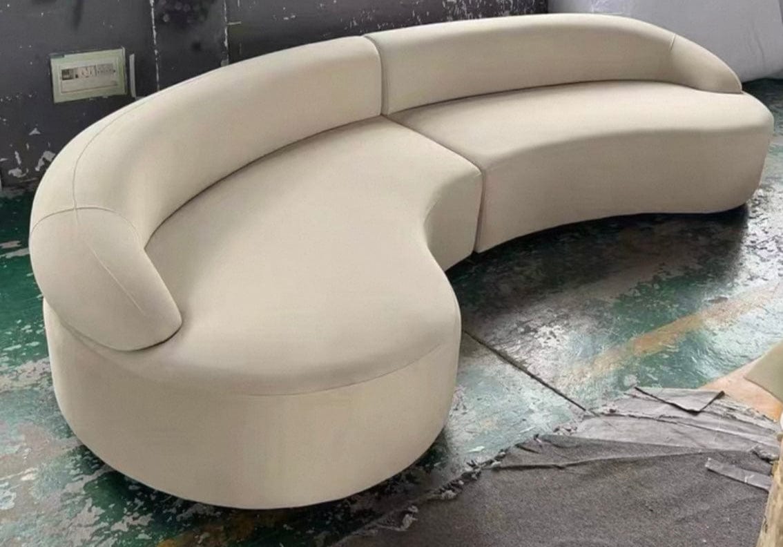 Home Atelier Ridley Scratch Resistant Sectional Curve Sofa