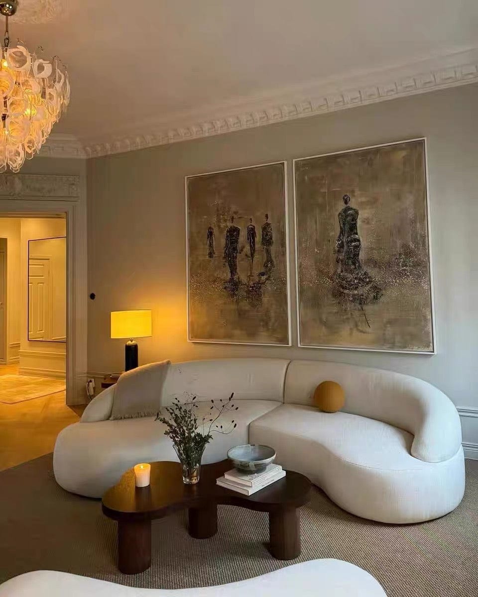 Home Atelier Ridley Scratch Resistant Sectional Curve Sofa