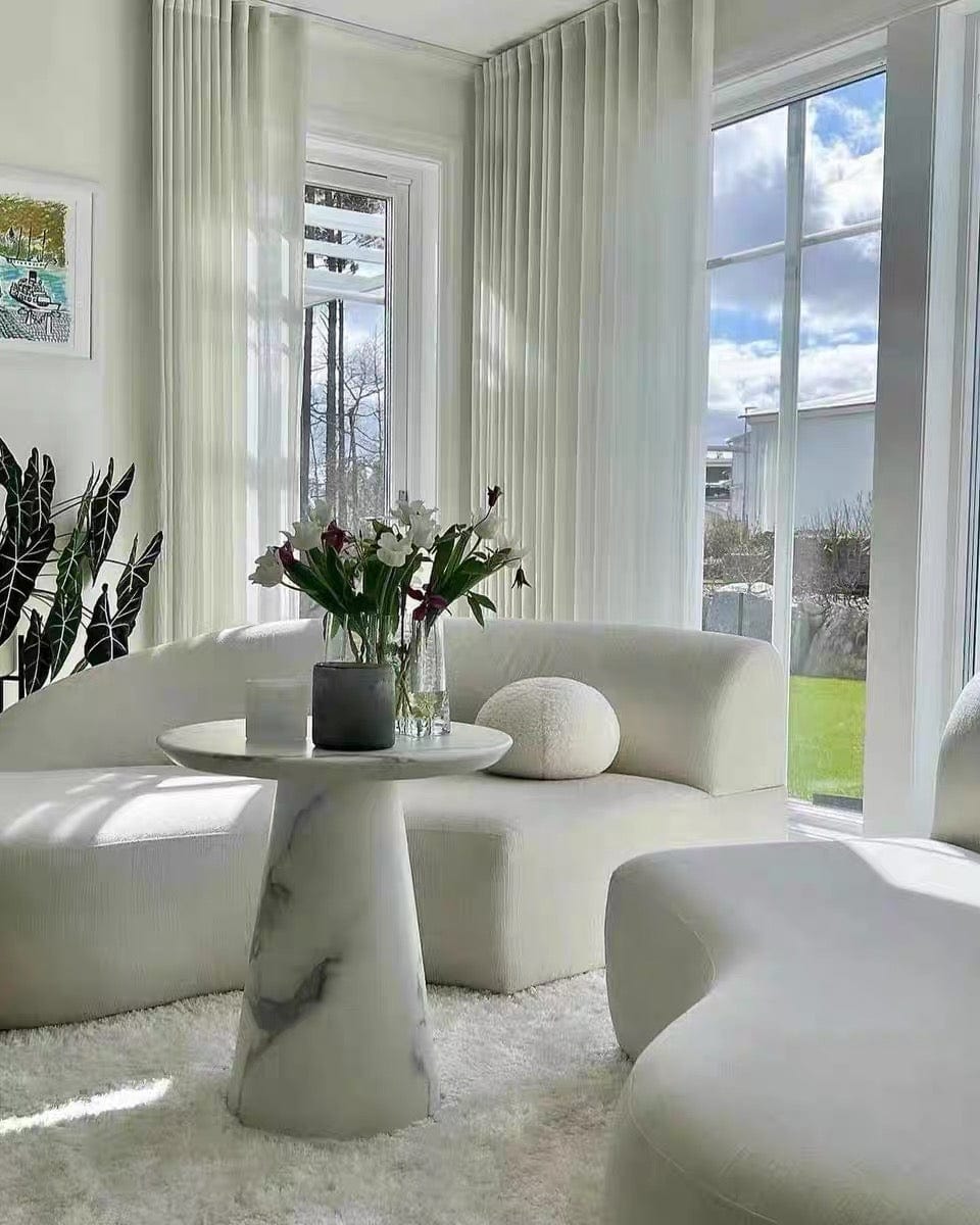 Home Atelier Ridley Scratch Resistant Sectional Curve Sofa