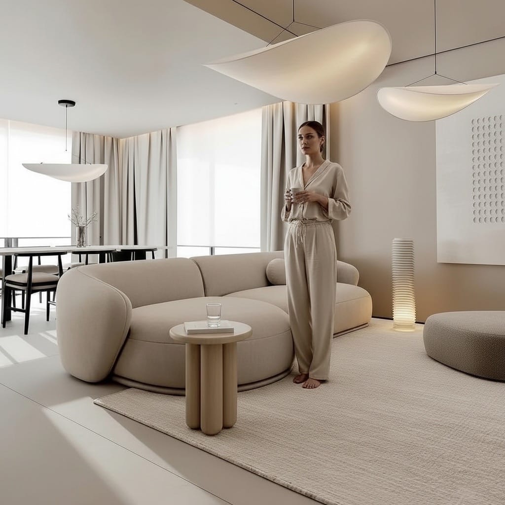 Home Atelier Rigella Sectional Curve Sofa
