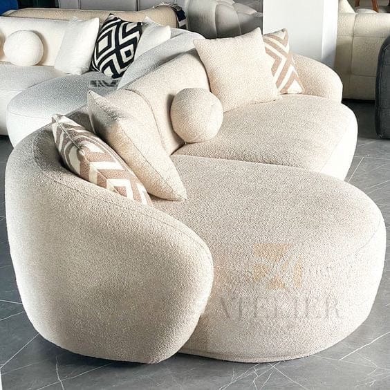 Home Atelier Rigella Sectional Curve Sofa
