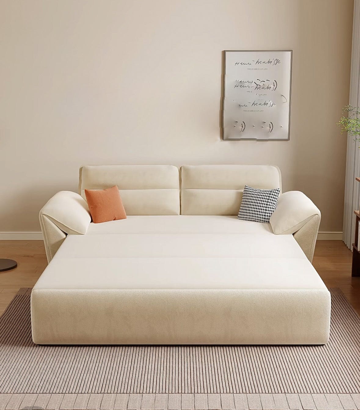 Home Atelier Riken Scratch Resistant Storage Sofa Bed