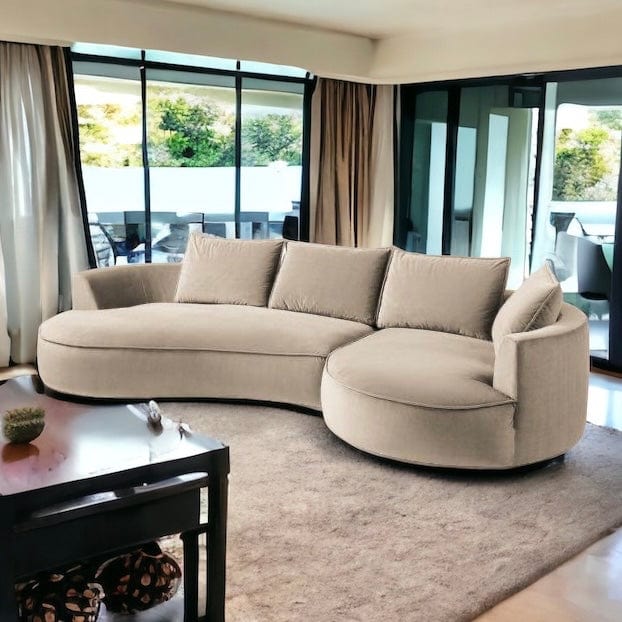 Home Atelier Riveria Sectional Curve Sofa