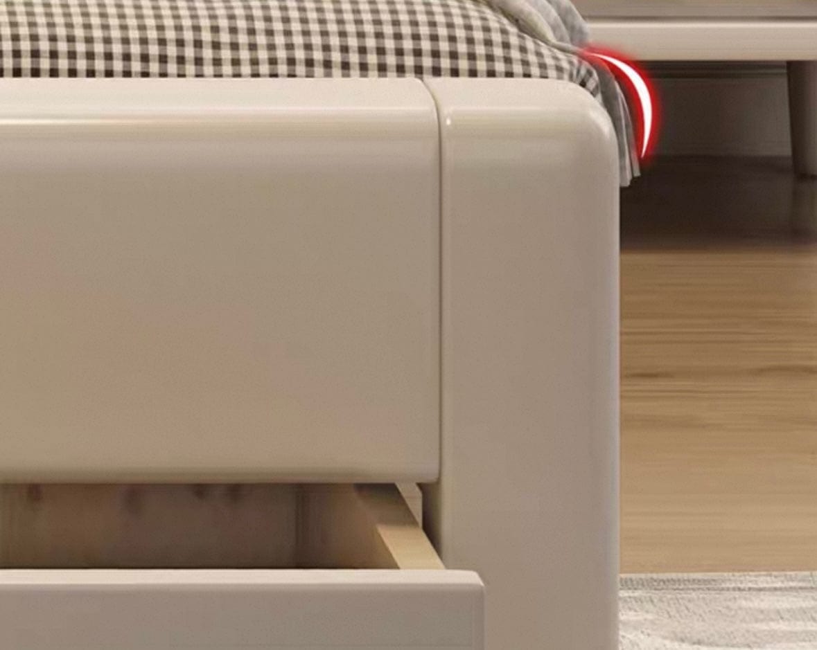 Home Atelier Roca Storage Wooden Bed Frame