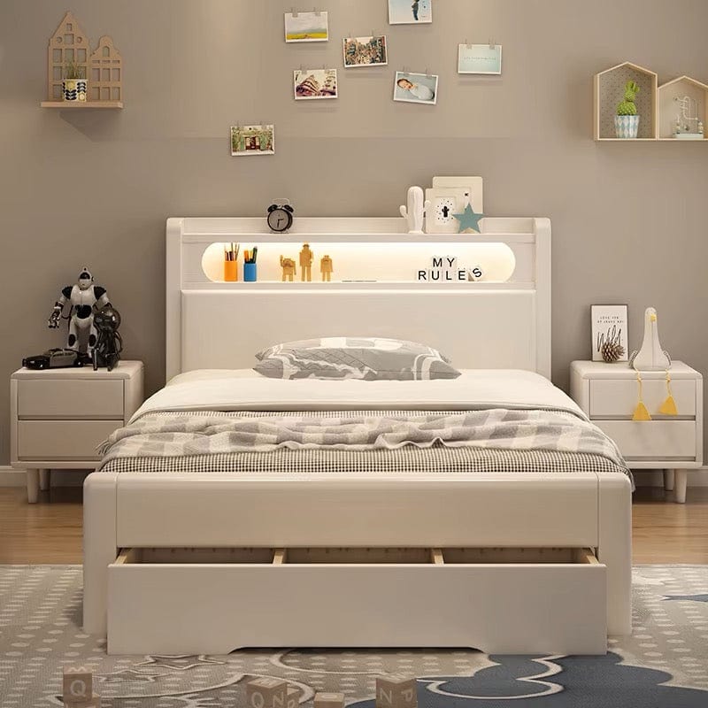 Home Atelier Roca Storage Wooden Bed Frame