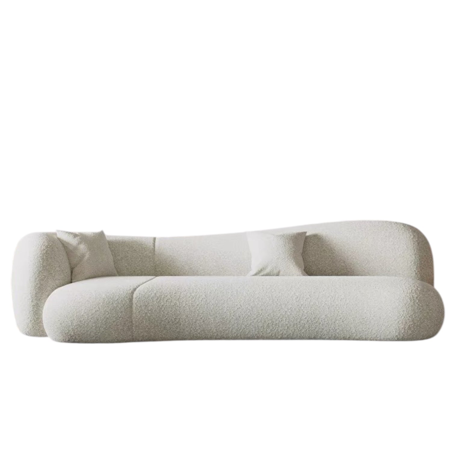Home Atelier Rose Performance Boucle Curve Sofa