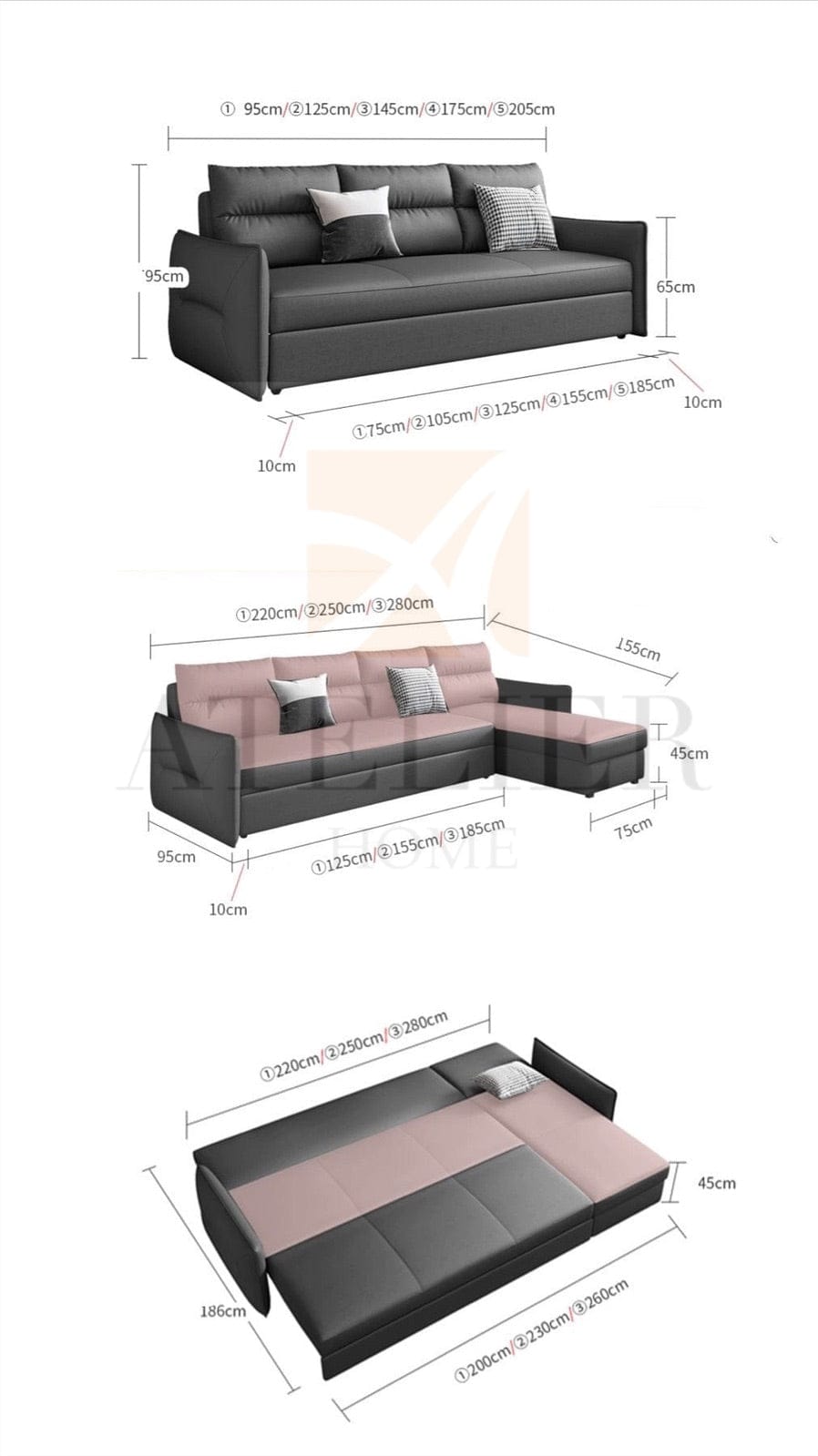 Home Atelier Ross Sofa Bed