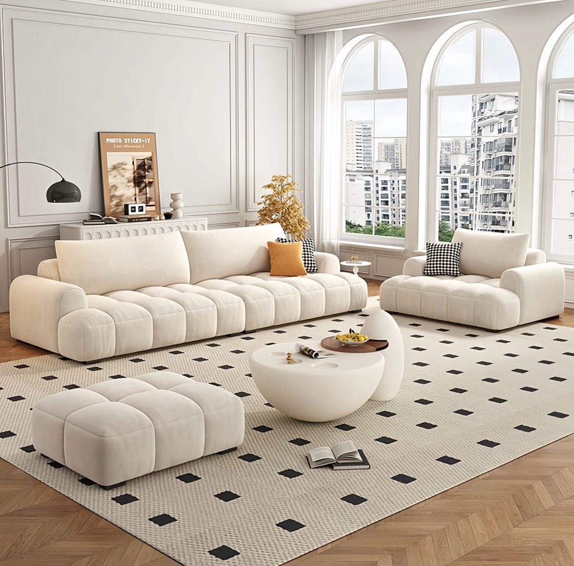 Home Atelier Rudorf Performance Boucle Sectional Sofa
