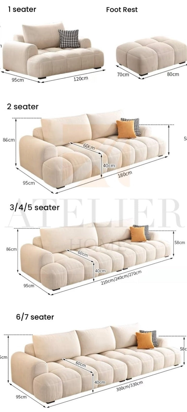 Home Atelier Rudorf Scratch Resistant Sofa