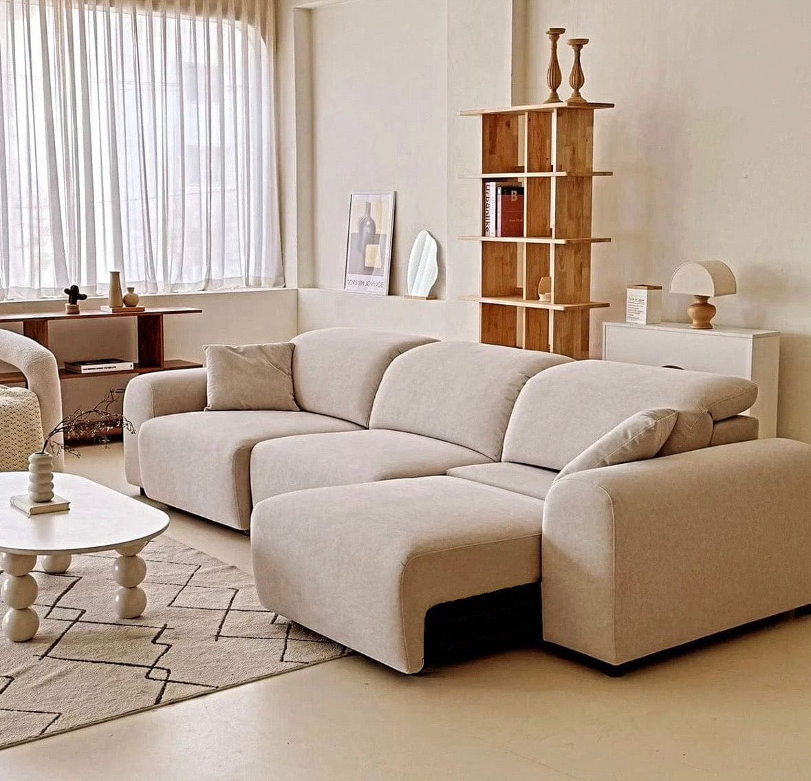 Home Atelier Rumi Scratch Resistant Electric Motorized Sofa Bed