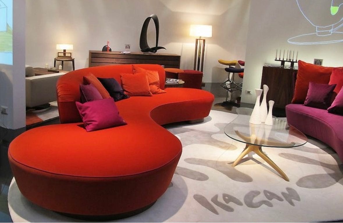 Home Atelier Salotti Designer Curve Sofa