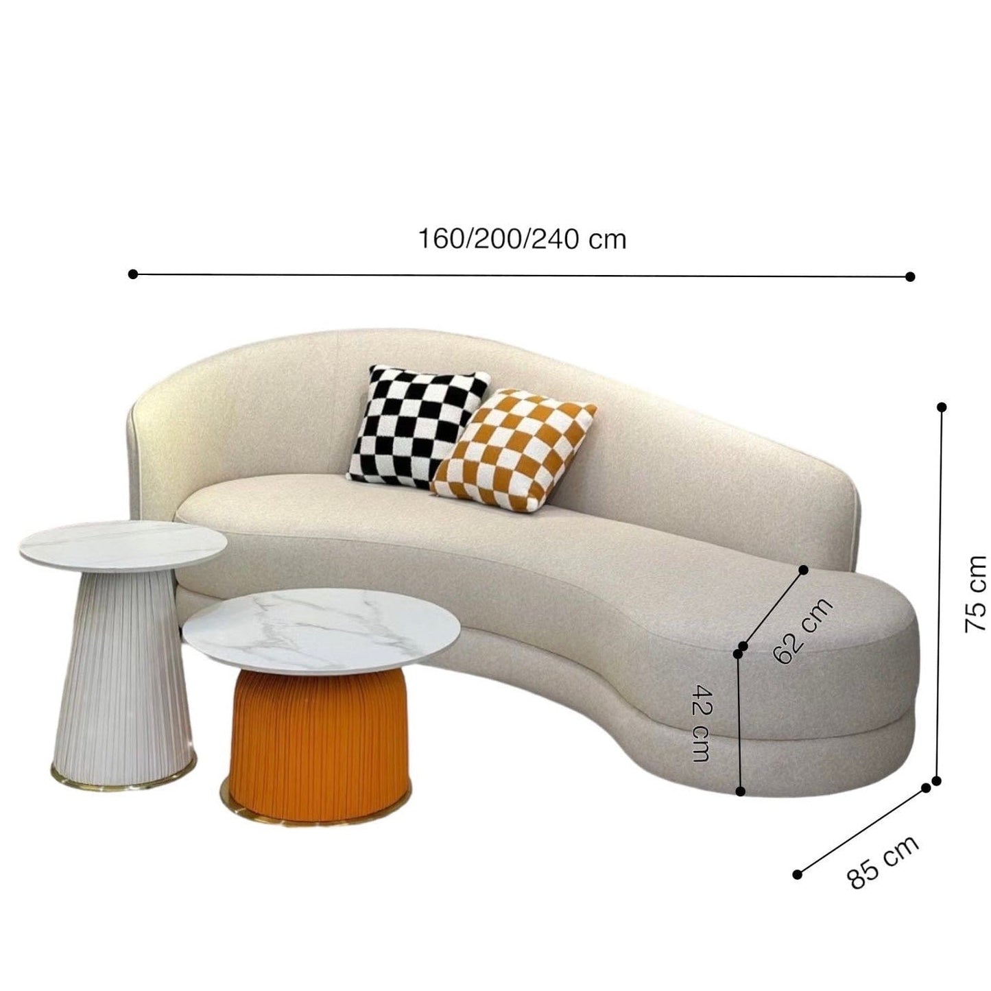 Home Atelier Salvatore Curve Sofa