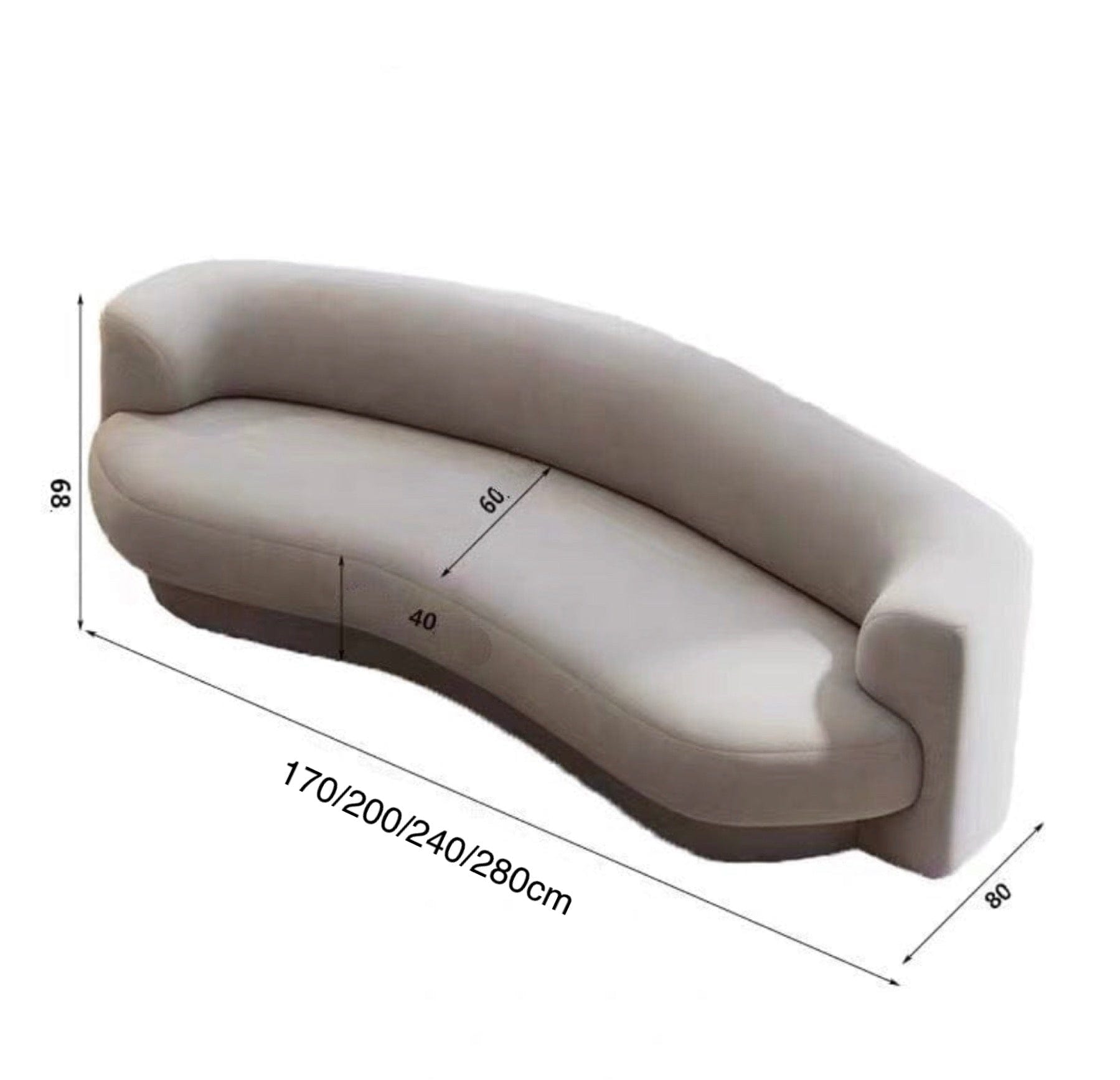 Home Atelier Samantha Curve Sofa