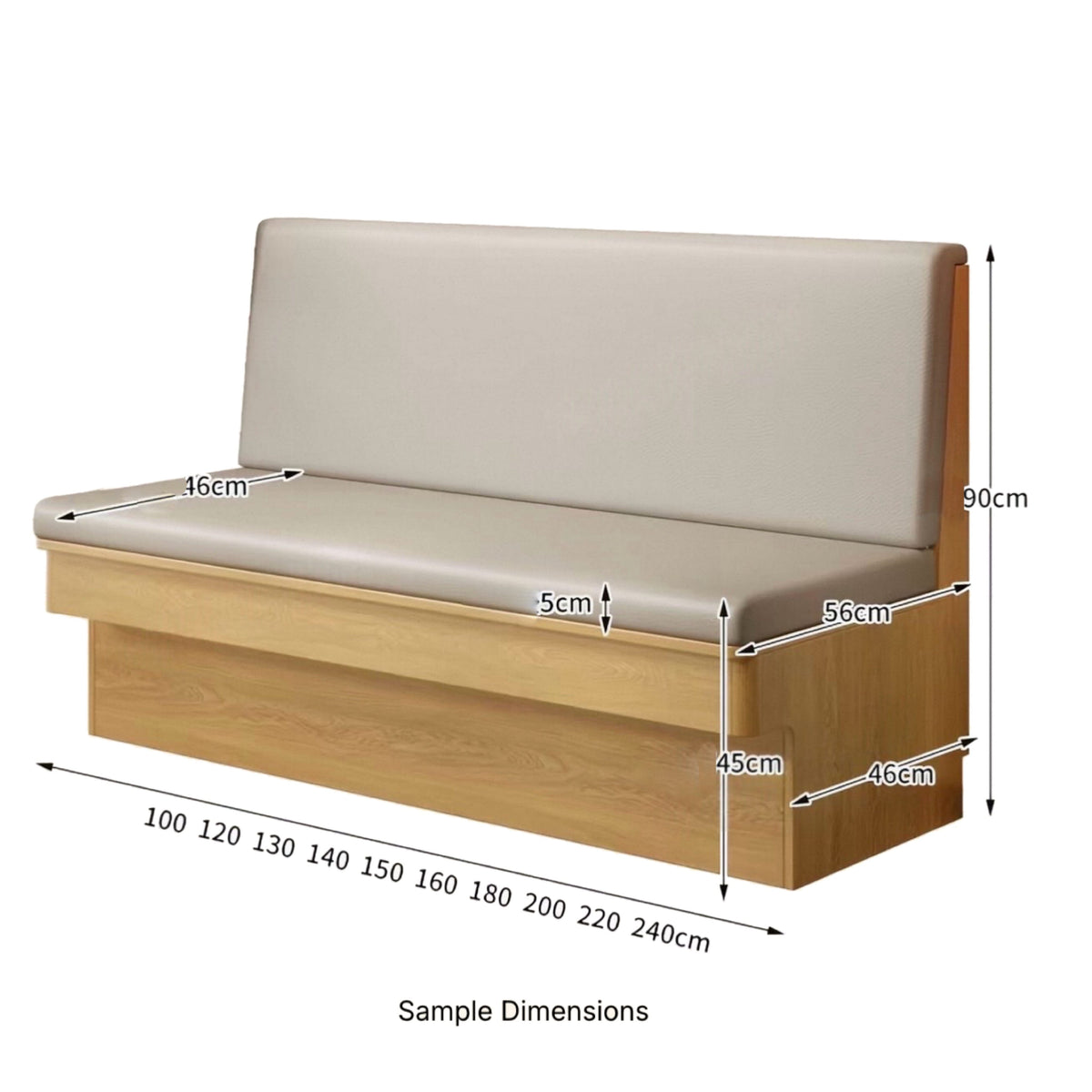 Home Atelier Saner Customise Dining Storage Bench (Copy 4)