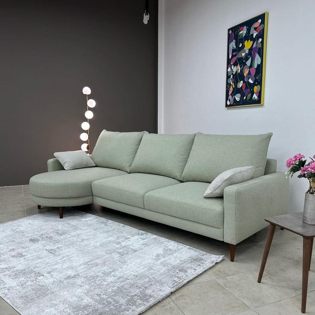 Home Atelier Sheran Scratch Resistant Curve Sofa