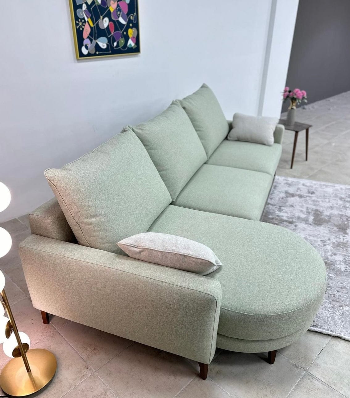 Home Atelier Sheran Scratch Resistant Curve Sofa
